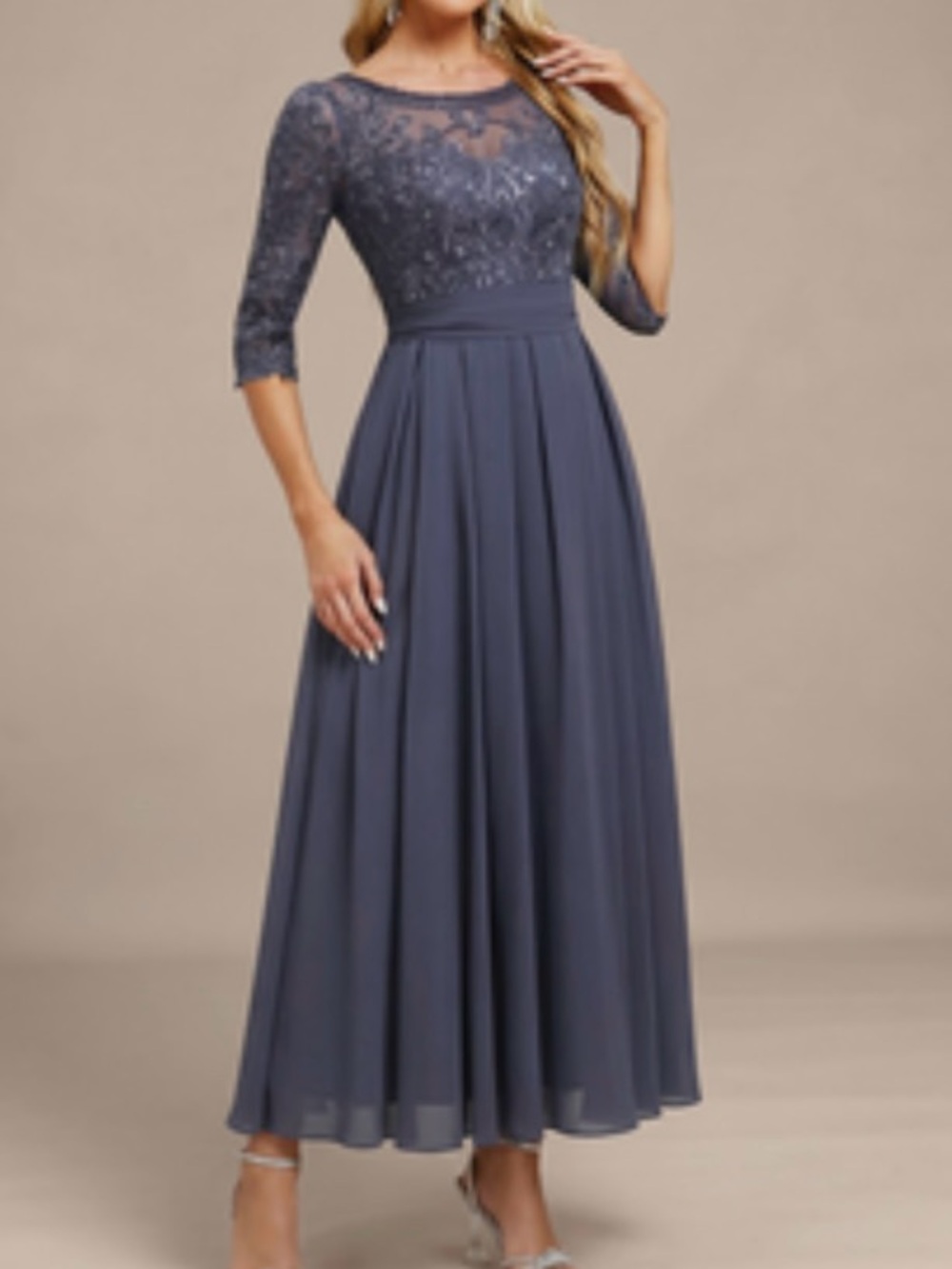 A-line sequince lace dress from JJ’s House BRAND NEW